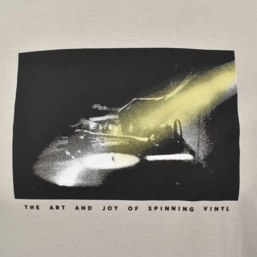 Image number 3 for BOSS Te DJ T Shirt Open Grey