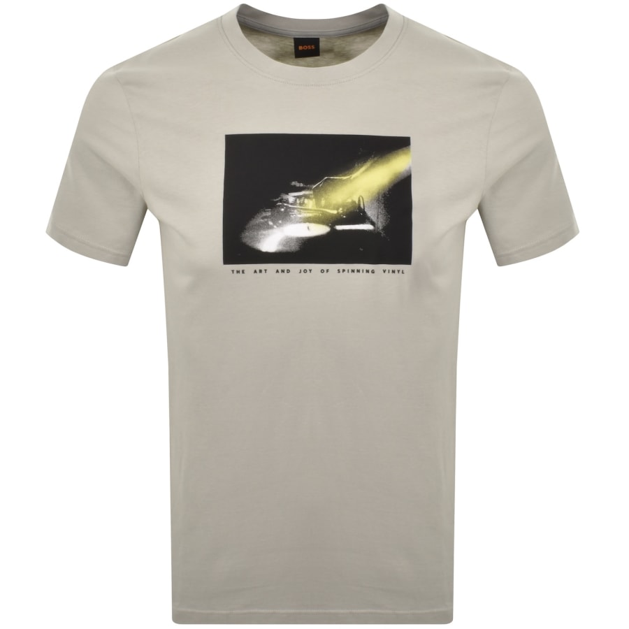 Image number 1 for BOSS Te DJ T Shirt Open Grey