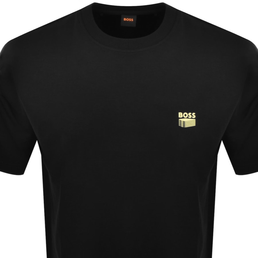 Image number 3 for BOSS Te Brutalism T Shirt Black