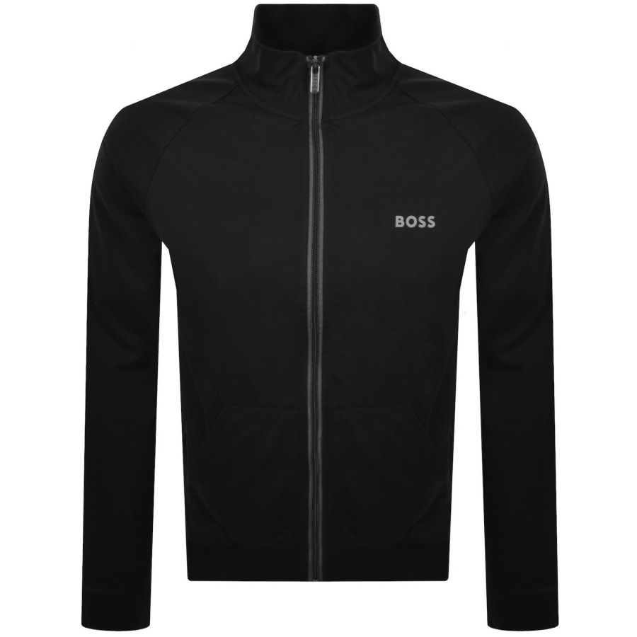 Image number 1 for BOSS Lounge Authentic Full Zip Track Top Black