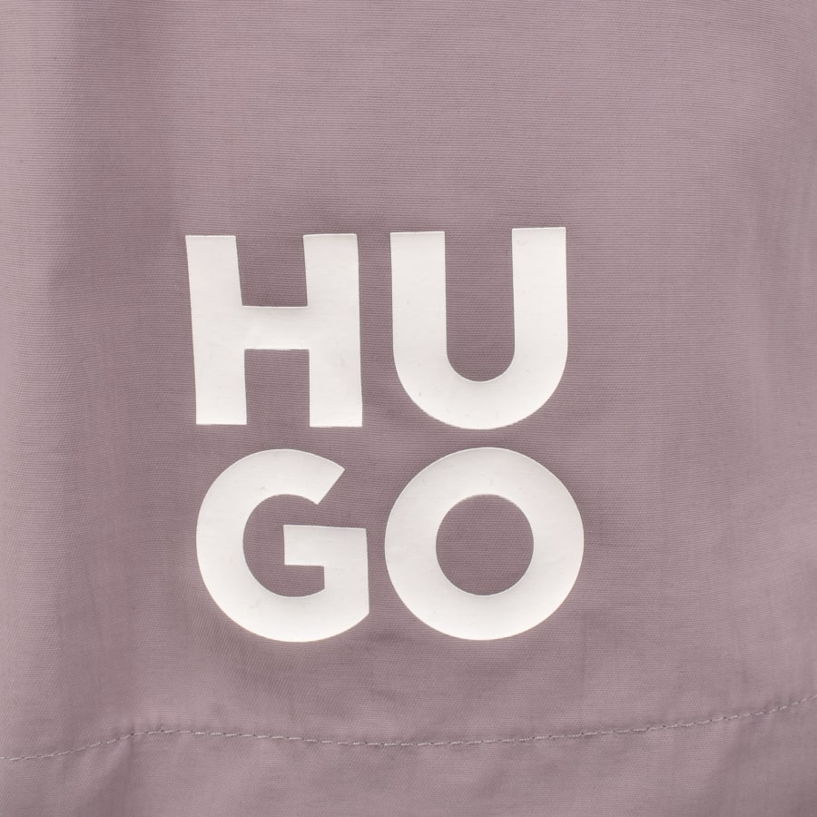 Image number 3 for HUGO Paolo Swim Shorts Lilac