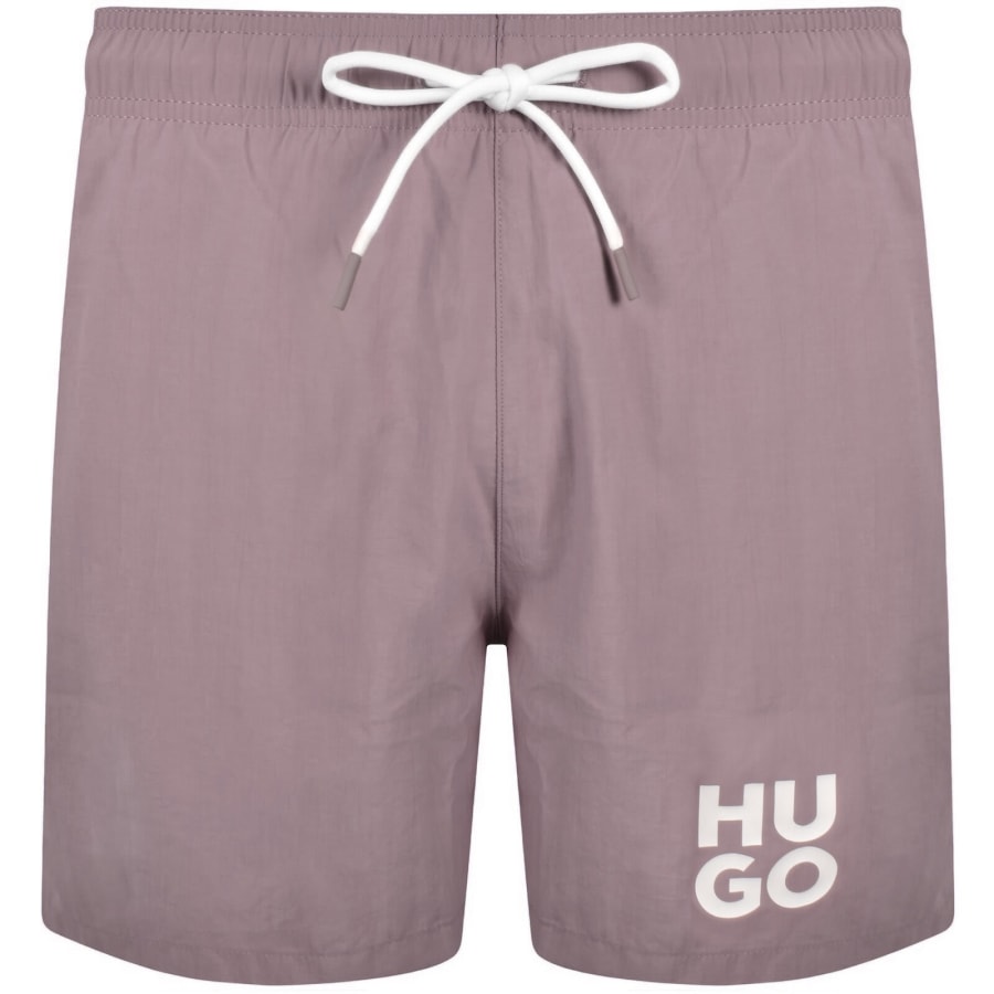 Image number 1 for HUGO Paolo Swim Shorts Lilac