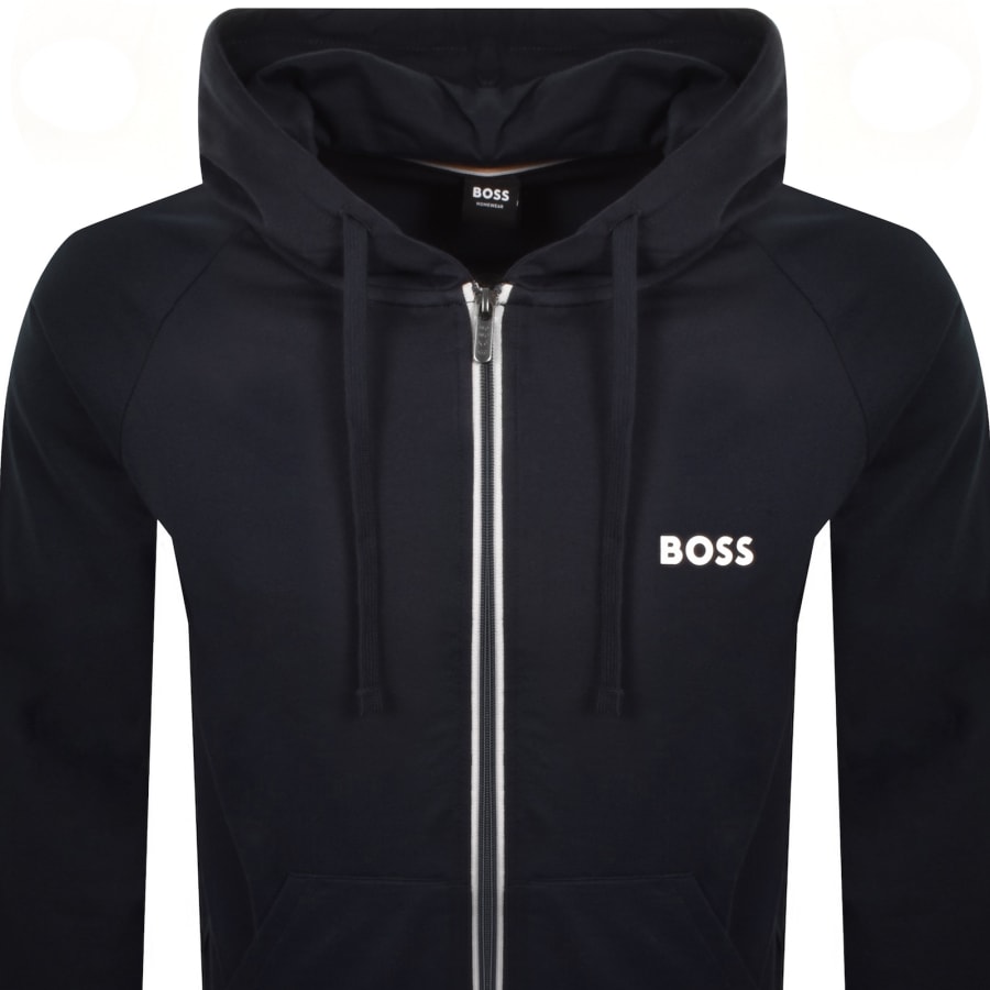 Image number 2 for BOSS Lounge Authentic Hoodie Navy