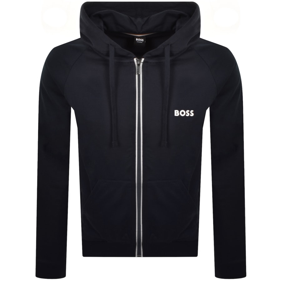 Image number 1 for BOSS Lounge Authentic Hoodie Navy