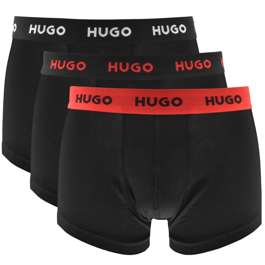 Image number 1 for HUGO 3 Pack Trunks Black