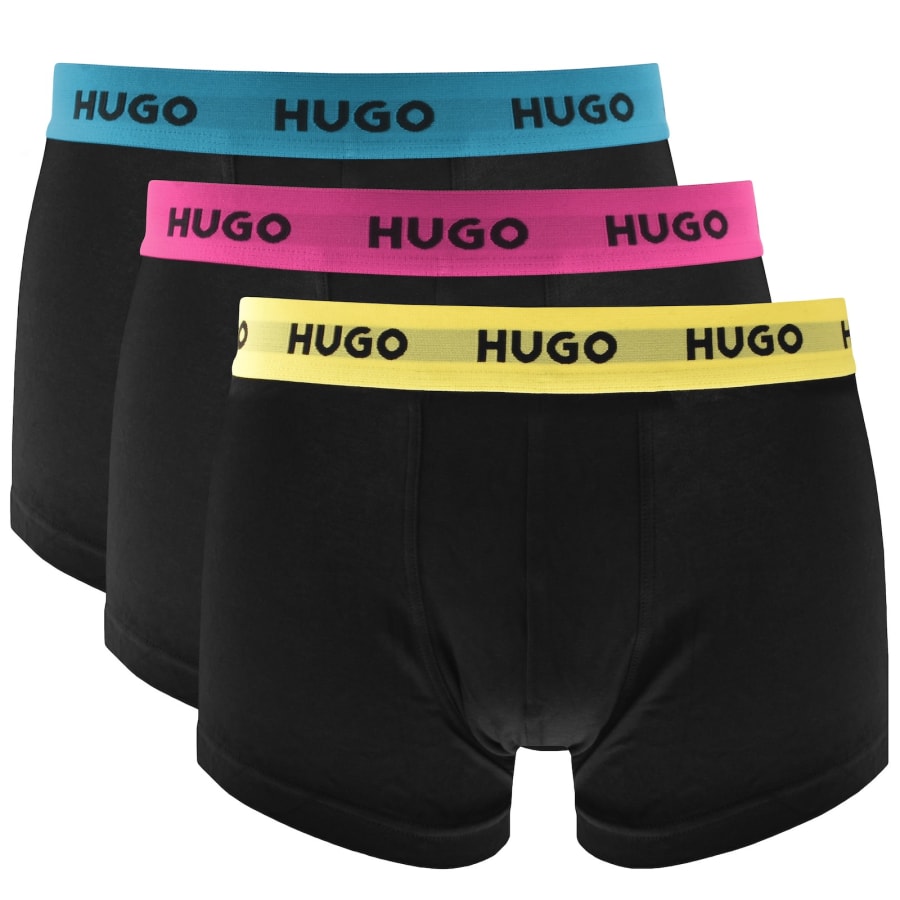 Image number 1 for HUGO 3 Pack Trunks Black