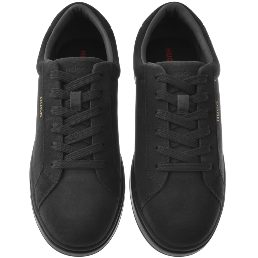 Image number 3 for HUGO Neston Tennis Trainers Grey