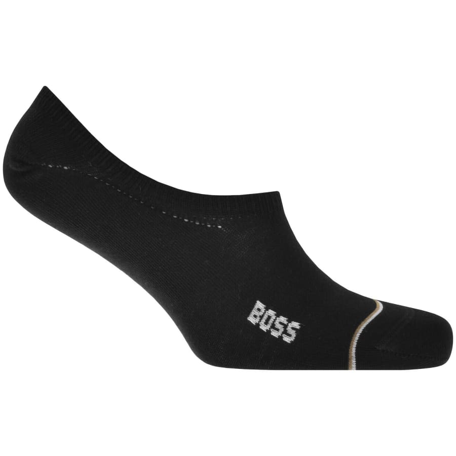 Image number 2 for BOSS 2 Pack Iconic Socks Black