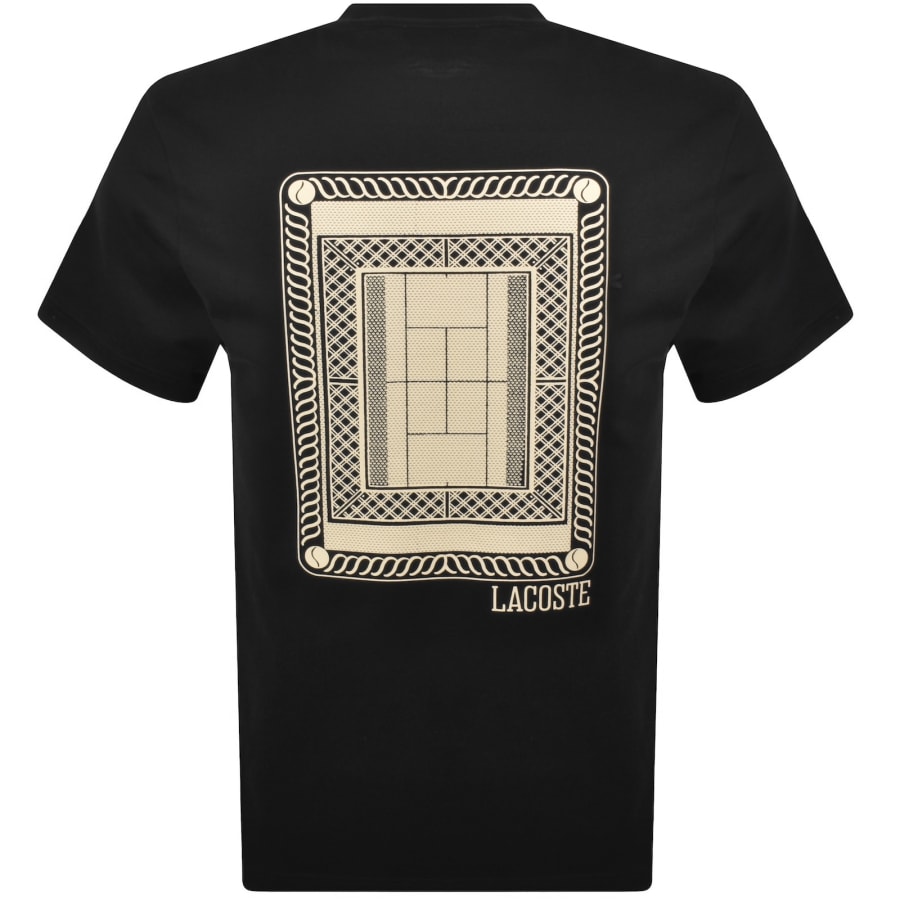 Image number 5 for Lacoste Crew Neck T Shirt Navy