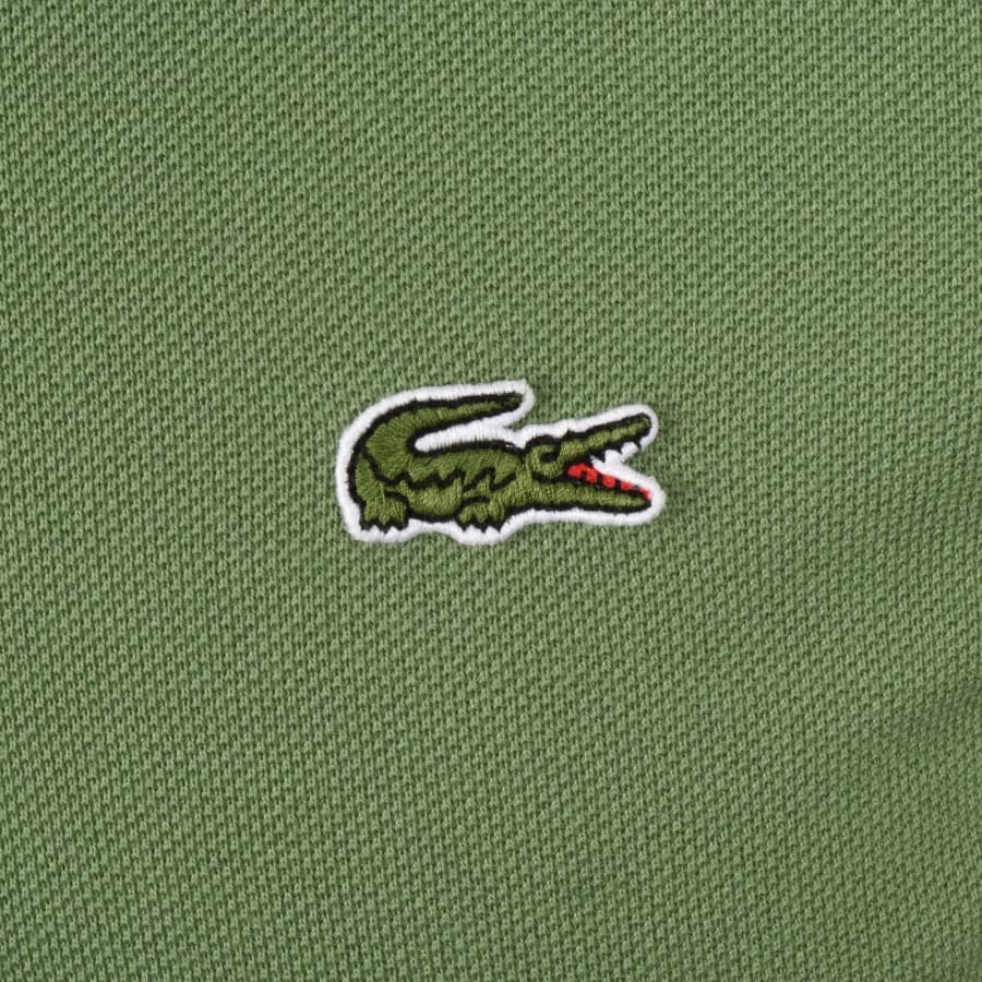 Image number 3 for Lacoste Short Sleeved Polo T Shirt Green