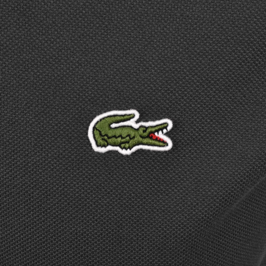 Image number 3 for Lacoste Short Sleeved Polo T Shirt Grey