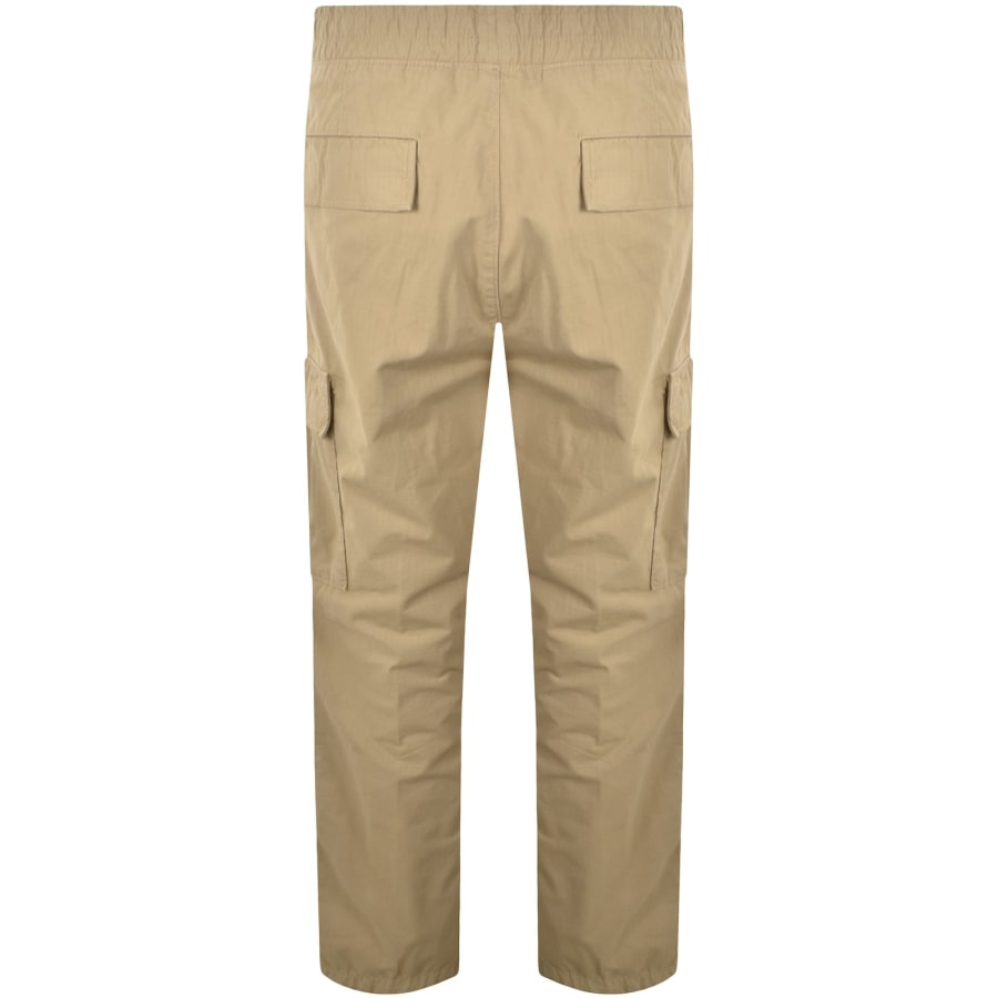 Image number 3 for HUGO Blue Gadic262 Cargo Trousers Beige