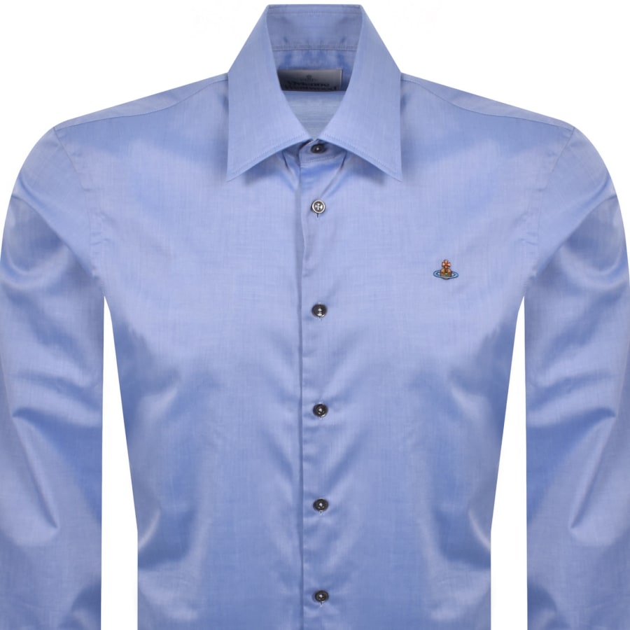 Image number 2 for Vivienne Westwood Ghost Long Sleeved Shirt Blue
