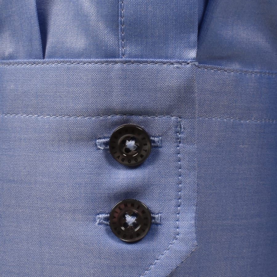 Image number 4 for Vivienne Westwood Ghost Long Sleeved Shirt Blue