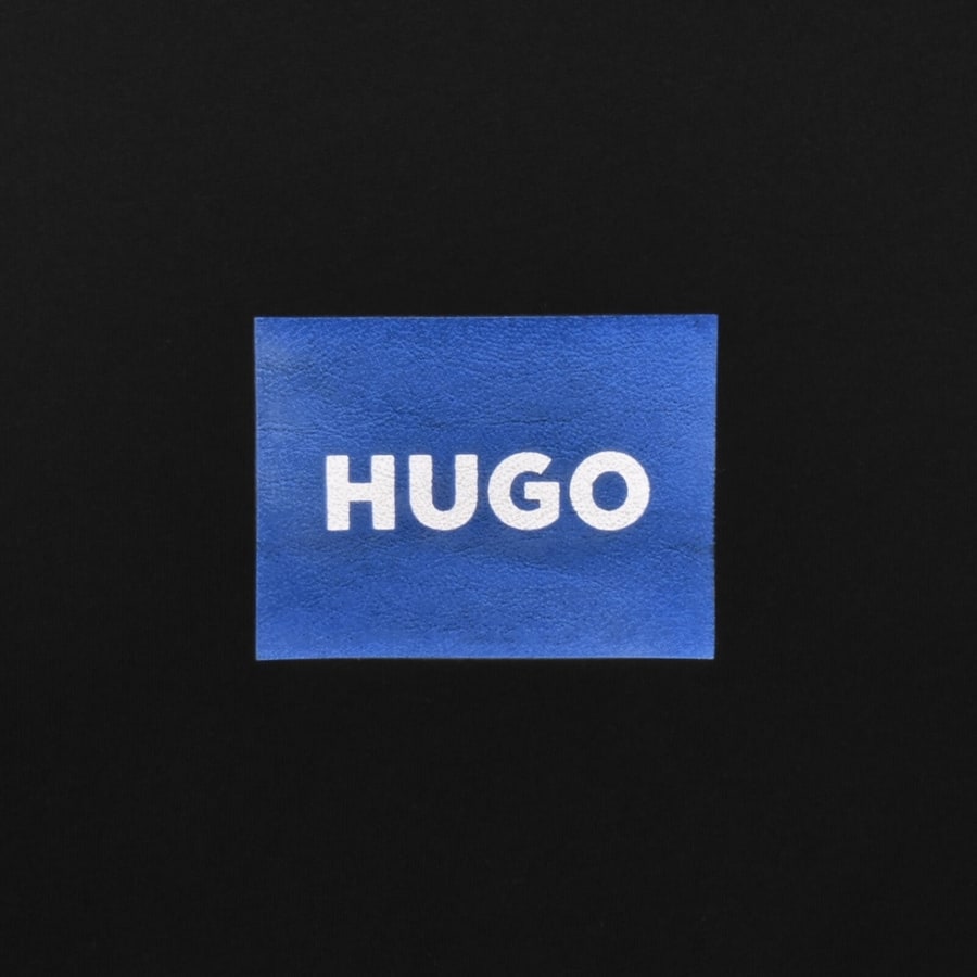 Image number 3 for HUGO Blue Nayonix Logo T Shirt Black