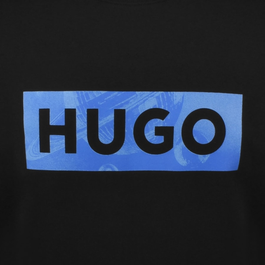 Image number 3 for HUGO Blue Nixalien Sweatshirt Black