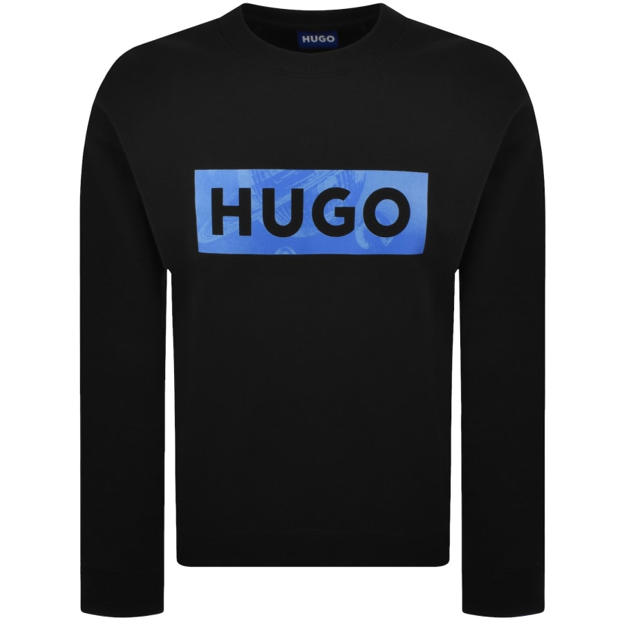 Image number 1 for HUGO Blue Nixalien Sweatshirt Black