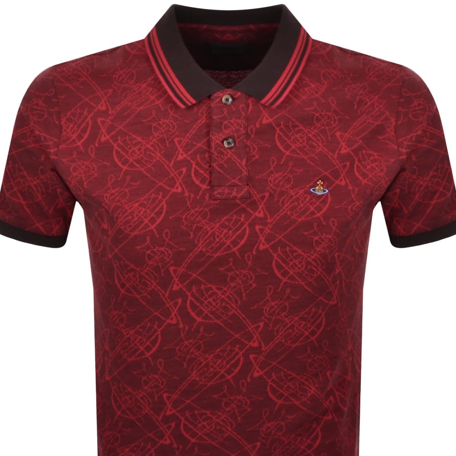 Image number 2 for Vivienne Westwood Classic Polo T Shirt Red