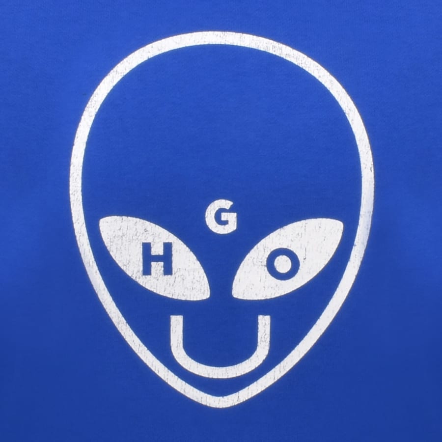 Image number 3 for HUGO Blue Nixalien Sweatshirt Blue