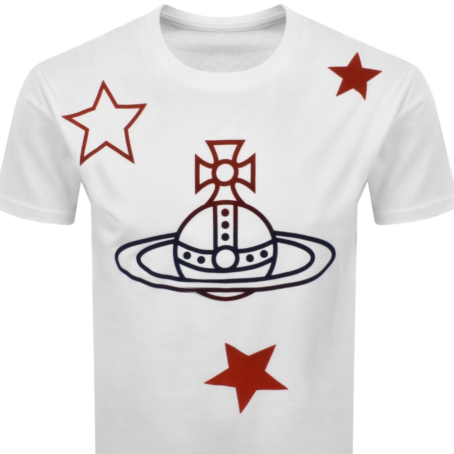 Image number 2 for Vivienne Westwood Orb And Stars T Shirt White