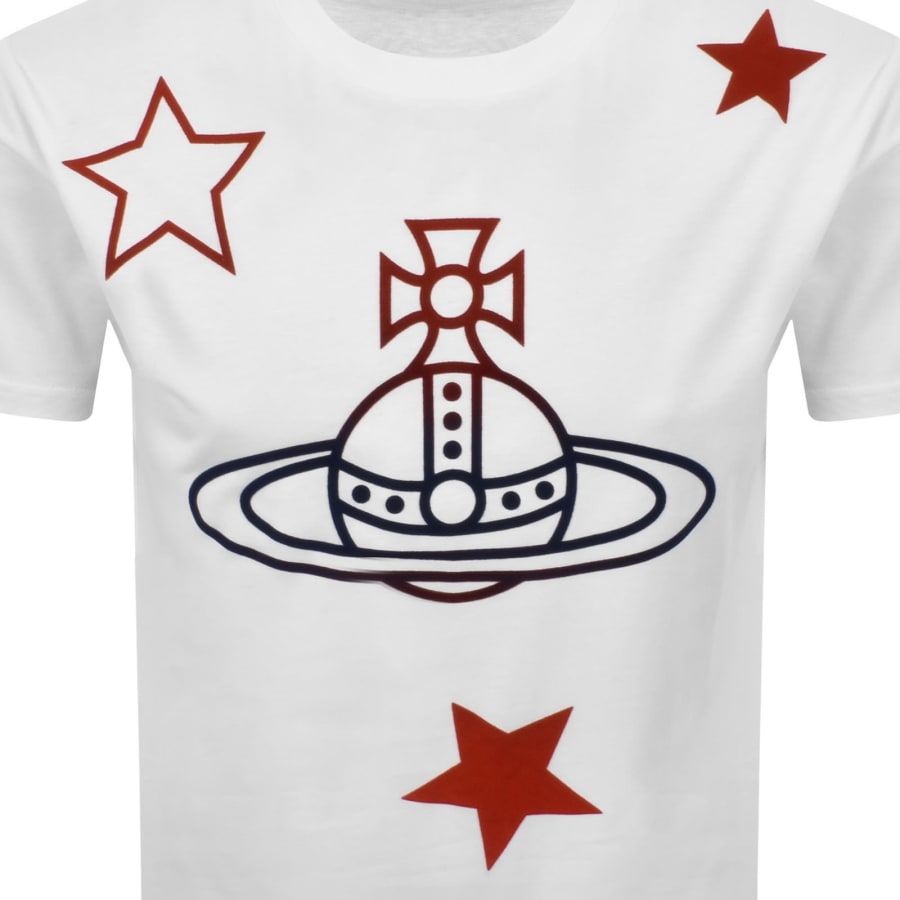 Image number 3 for Vivienne Westwood Orb And Stars T Shirt White