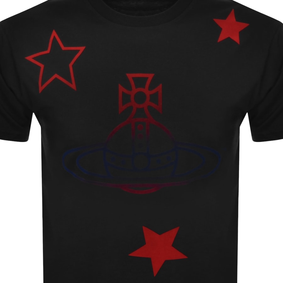 Image number 3 for Vivienne Westwood Orb And Stars T Shirt Black