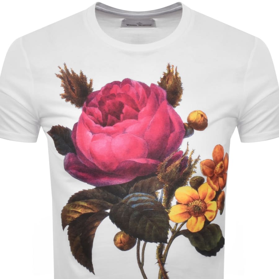 Image number 2 for Vivienne Westwood Flowers T Shirt White