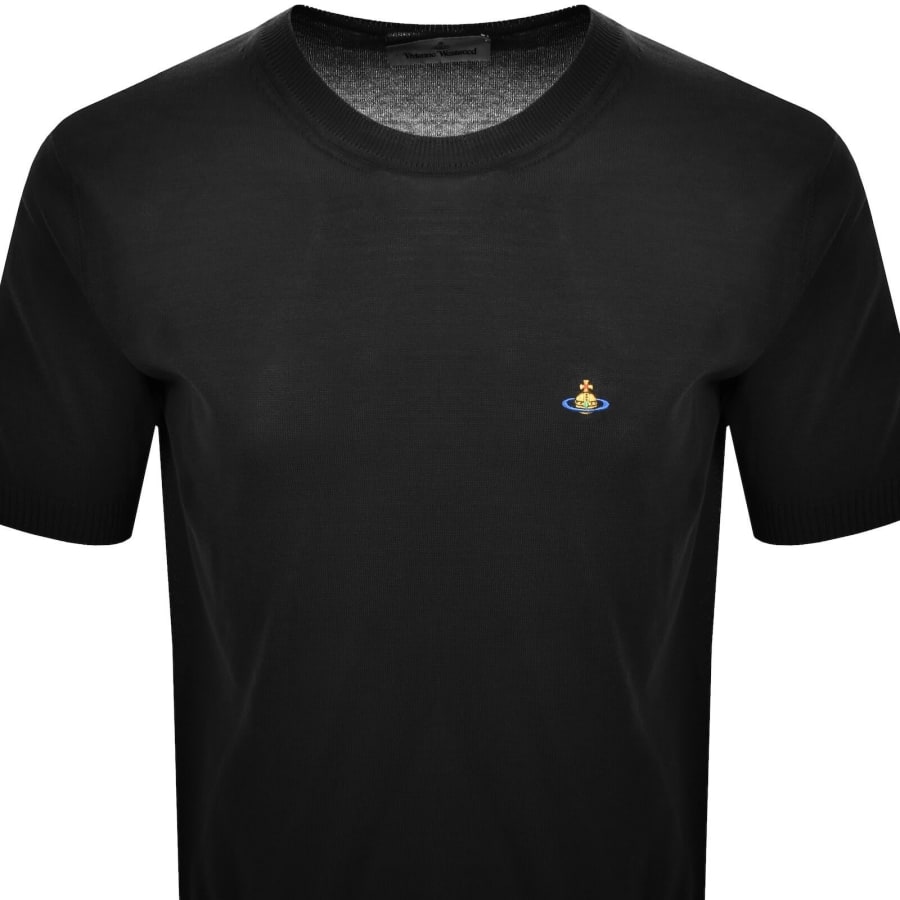 Image number 2 for Vivienne Westwood Knit Alex T Shirt Black