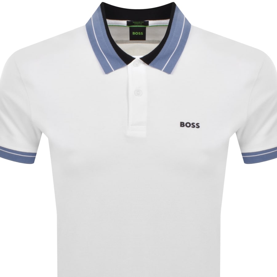 Image number 2 for BOSS Member Short Sleeve Polo White