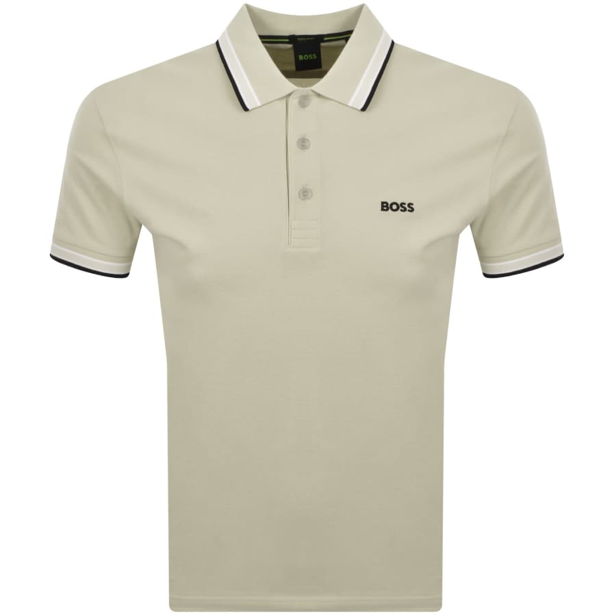 Image number 1 for BOSS Paddy Polo T Shirt Light Beige
