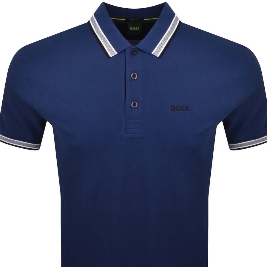 Image number 2 for BOSS Paddy Polo T Shirt Navy