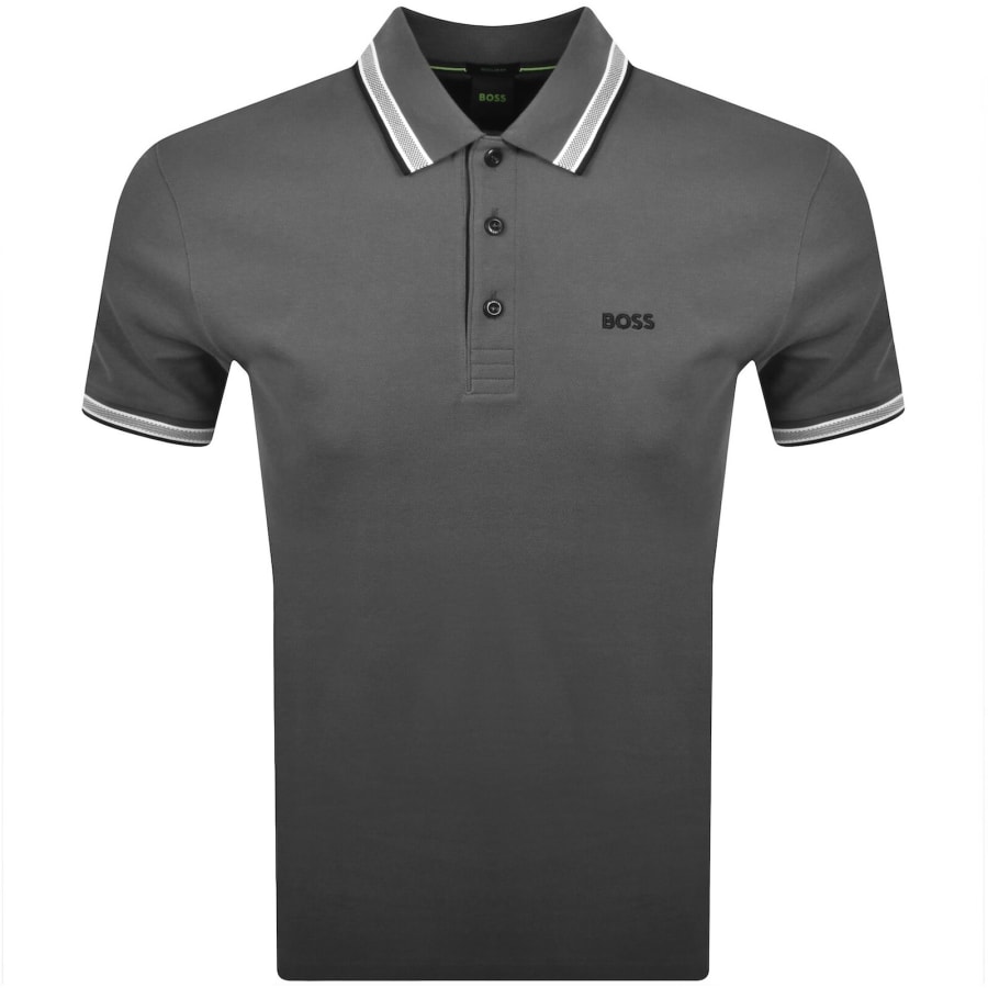 Image number 1 for BOSS Paddy Polo T Shirt Grey