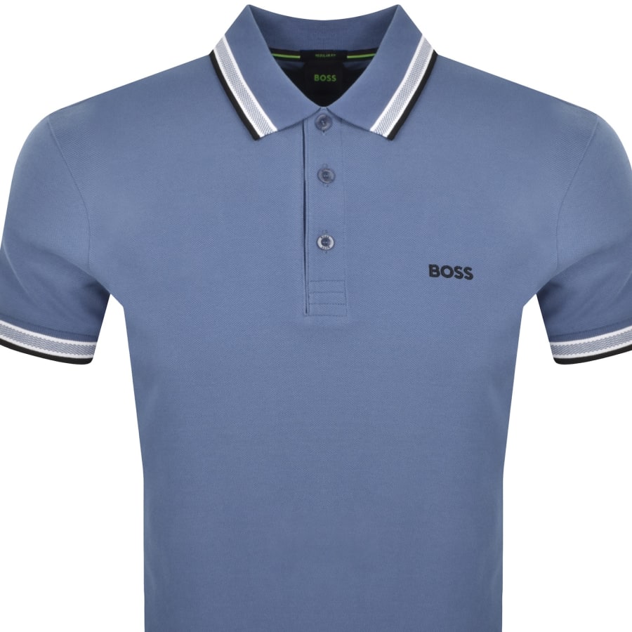 Image number 2 for BOSS Paddy Polo T Shirt Blue
