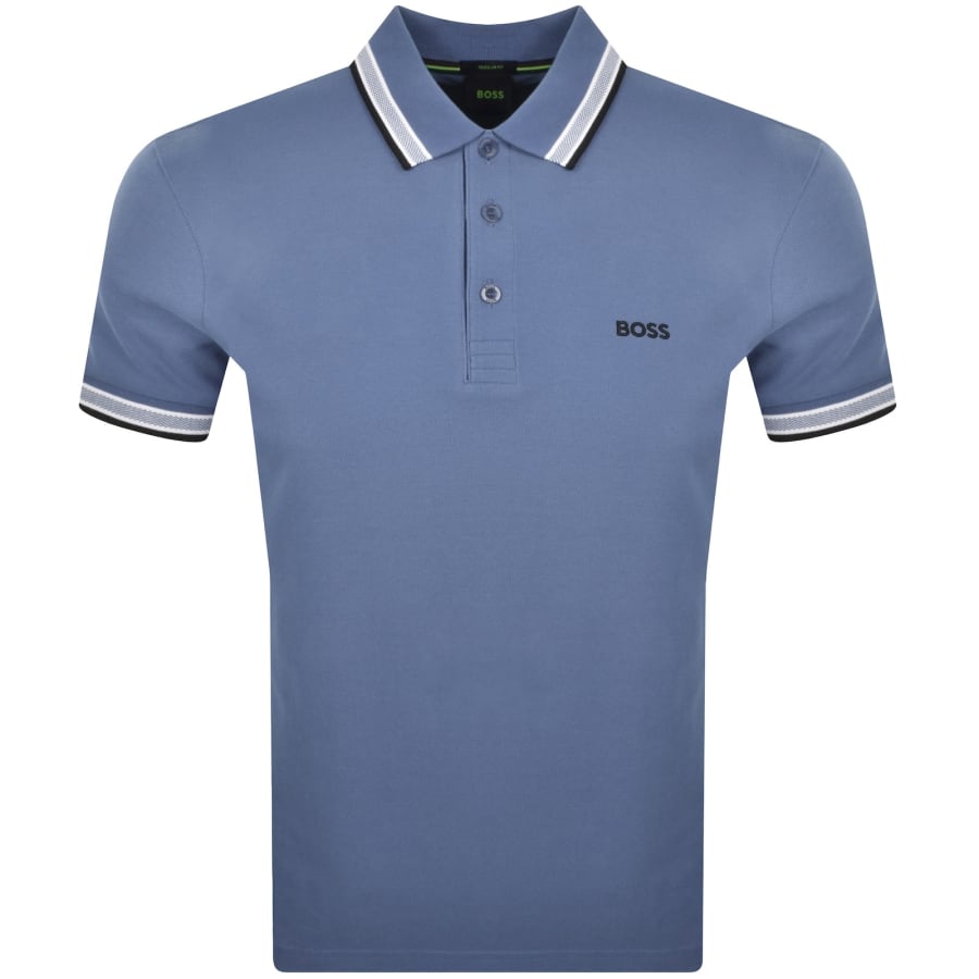 Image number 1 for BOSS Paddy Polo T Shirt Blue