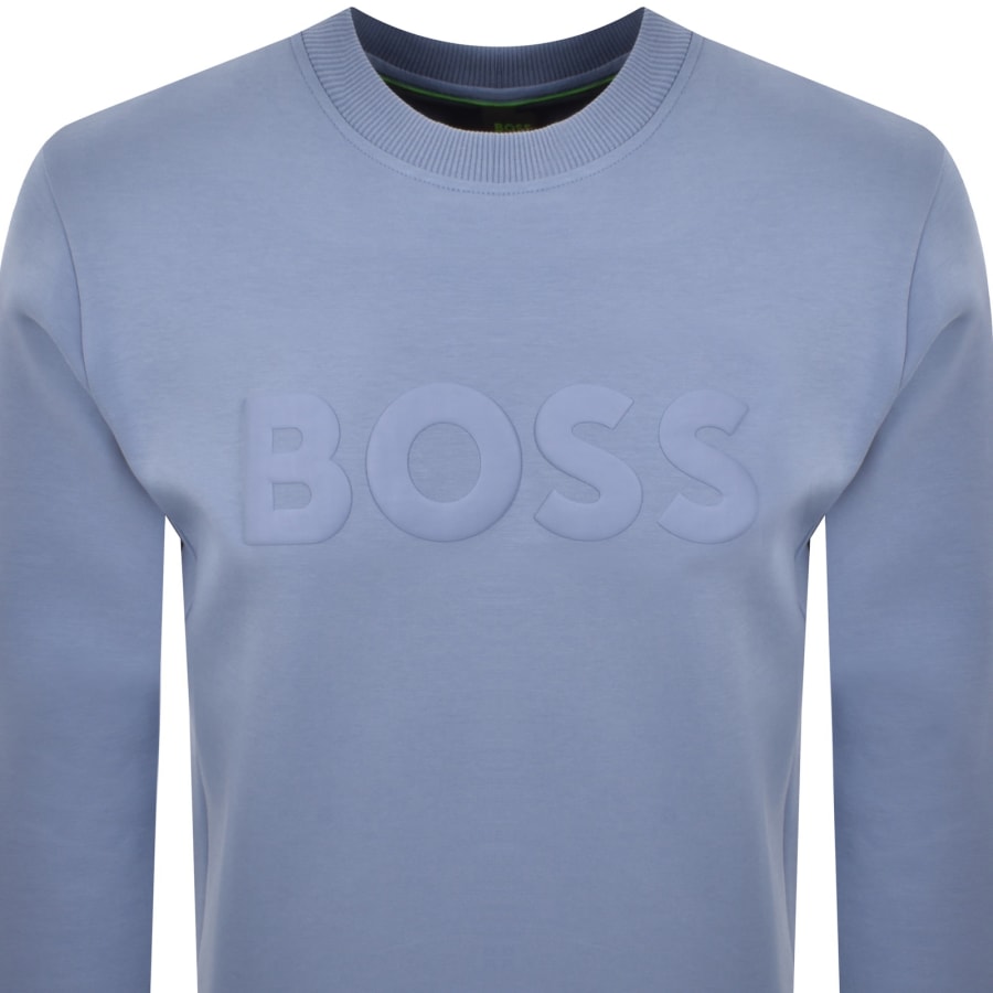 Image number 2 for BOSS Salbo Sweatshirt Light Blue