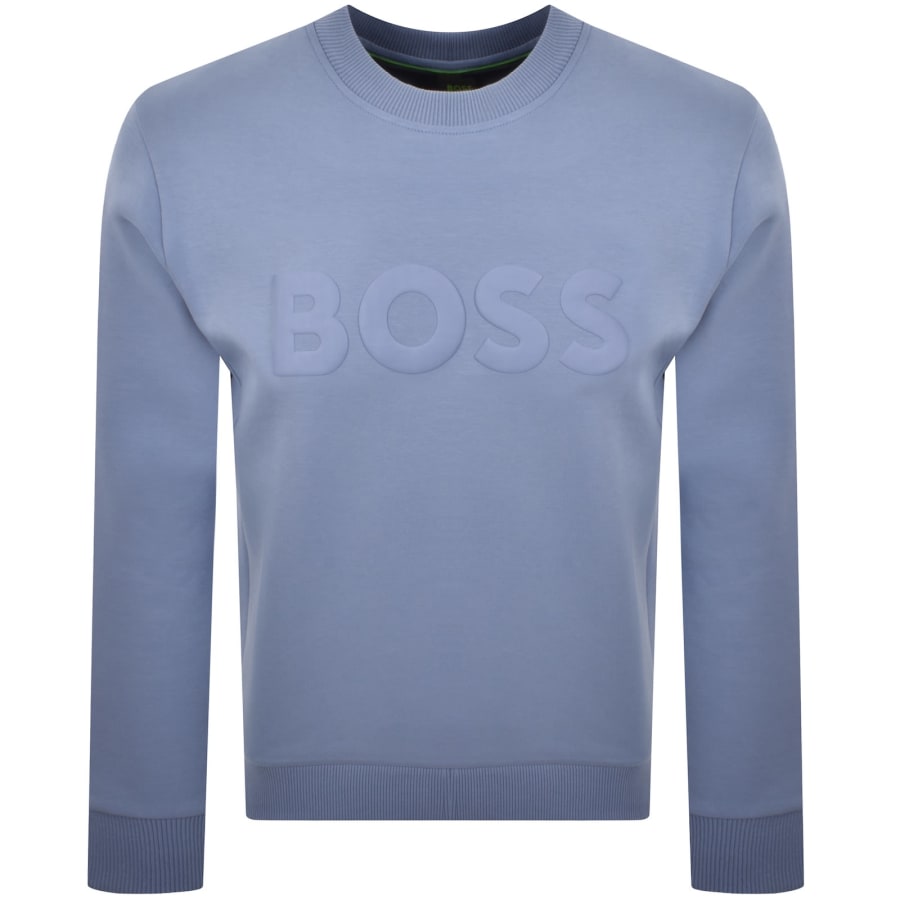 Image number 1 for BOSS Salbo Sweatshirt Light Blue
