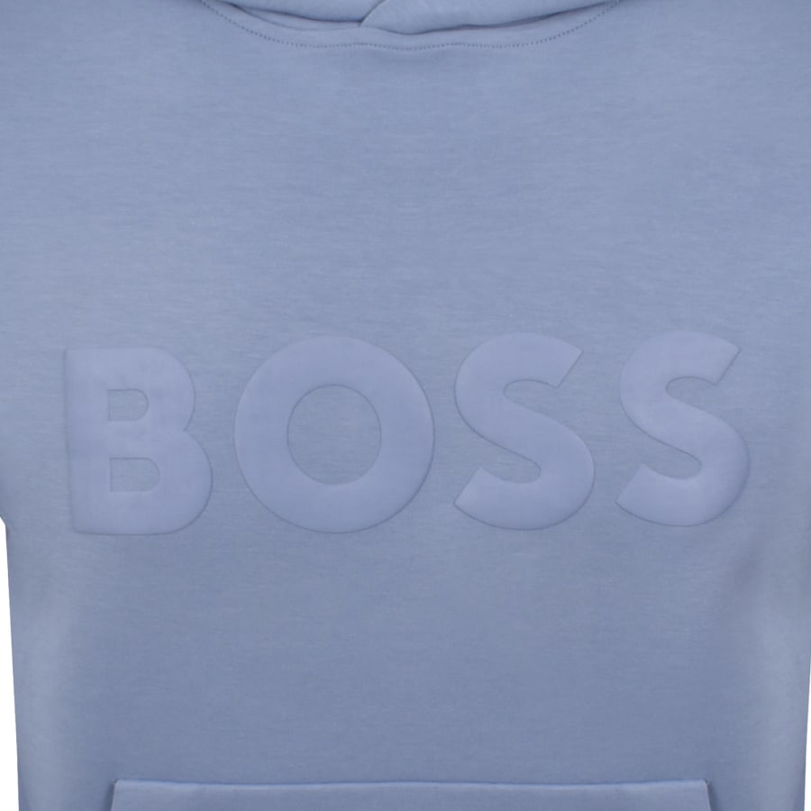 Image number 3 for BOSS Soody Hoodie Light Blue