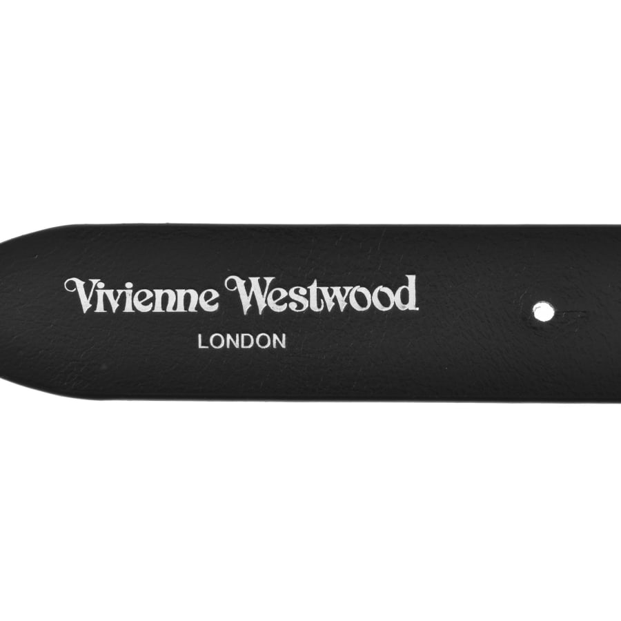Image number 4 for Vivienne Westwood Orb Buckle Belt Black