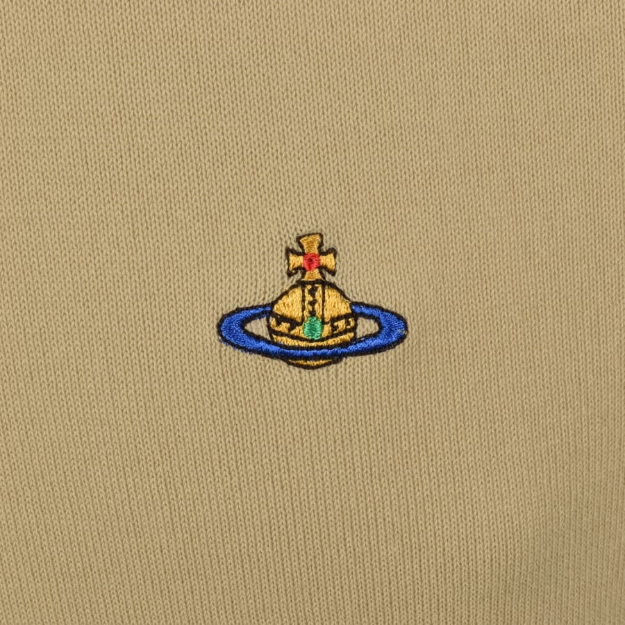 Image number 3 for Vivienne Westwood Knit Alex T Shirt Beige