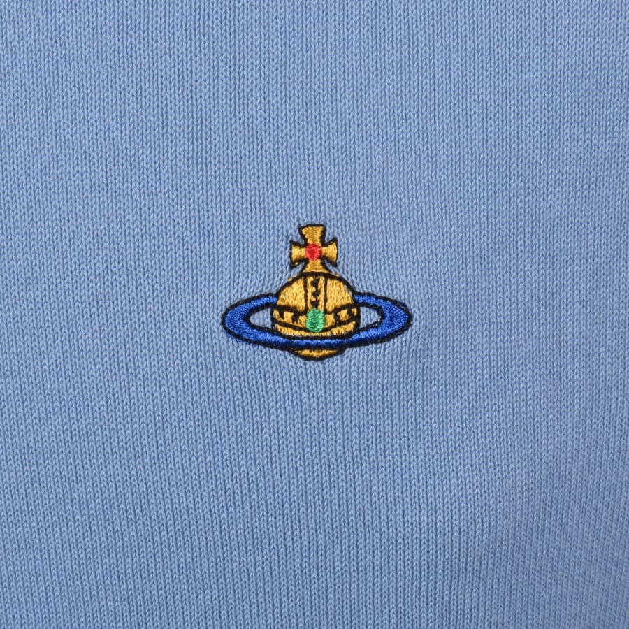 Image number 3 for Vivienne Westwood Alex Round Neck Jumper Blue