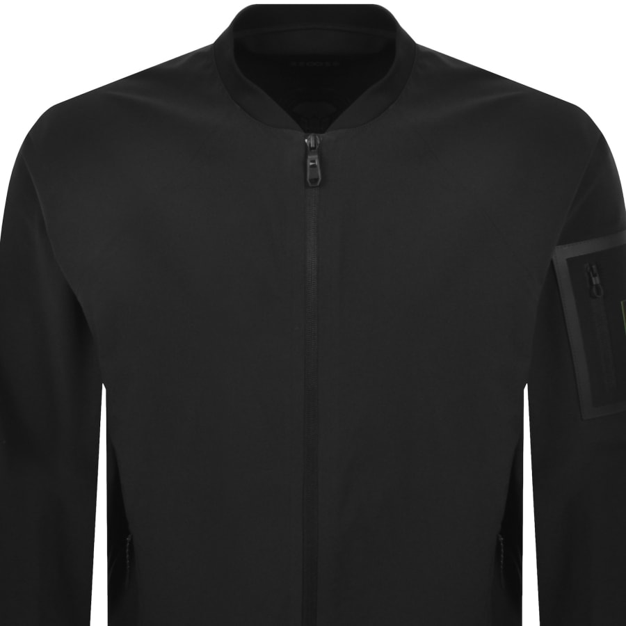 Image number 3 for BOSS Globe Hexa Bomber Jacket Black