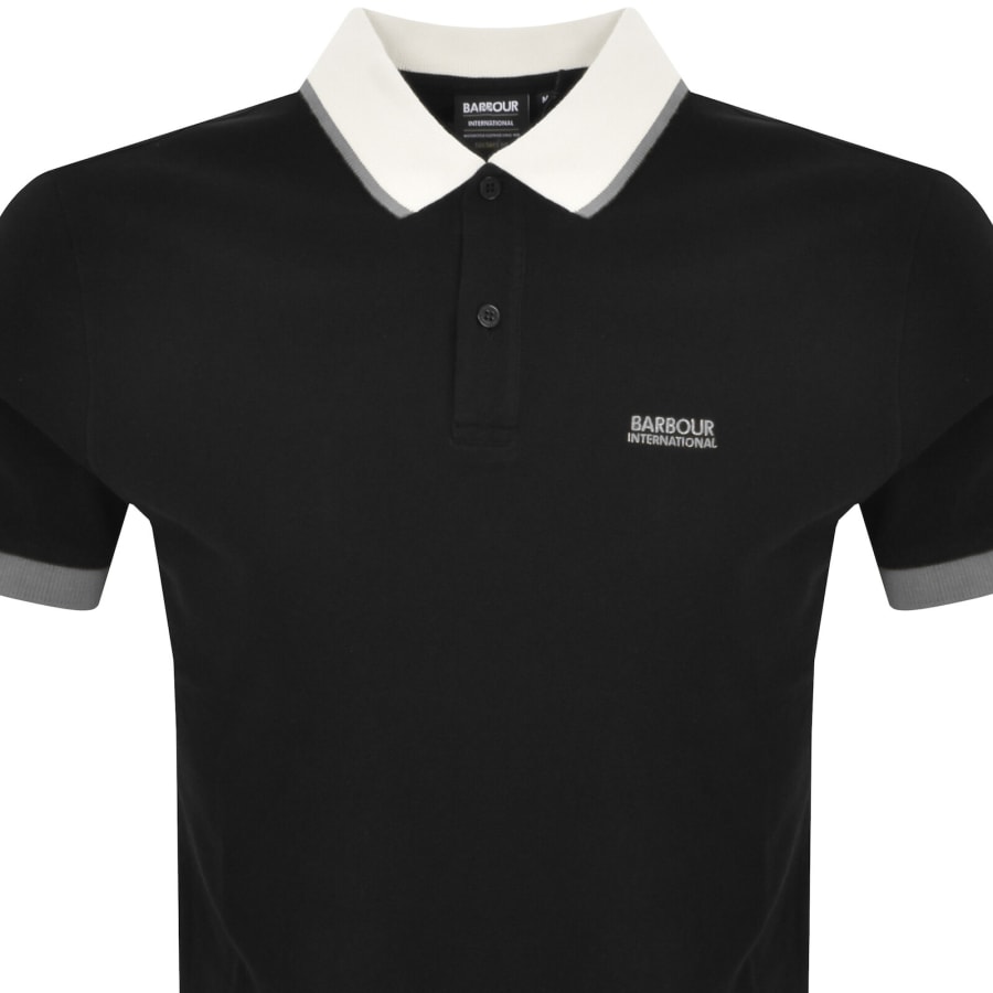 Image number 2 for Barbour International Howell Polo T Shirt Black