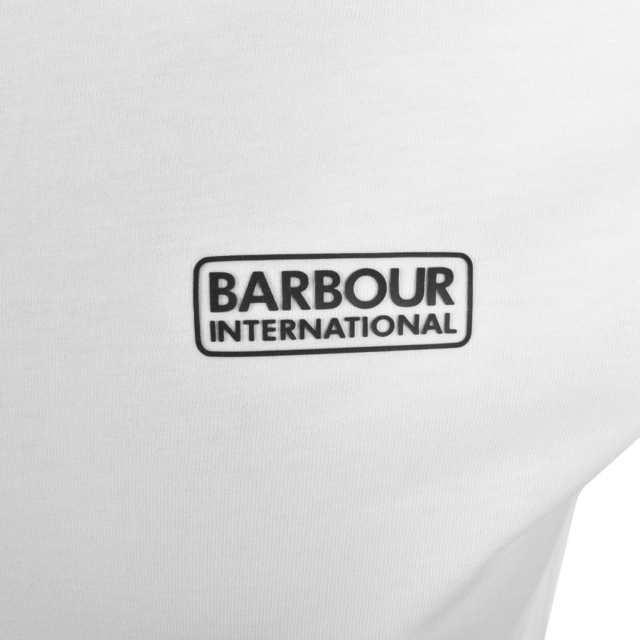 Image number 3 for Barbour International Deep Cuff T Shirt White