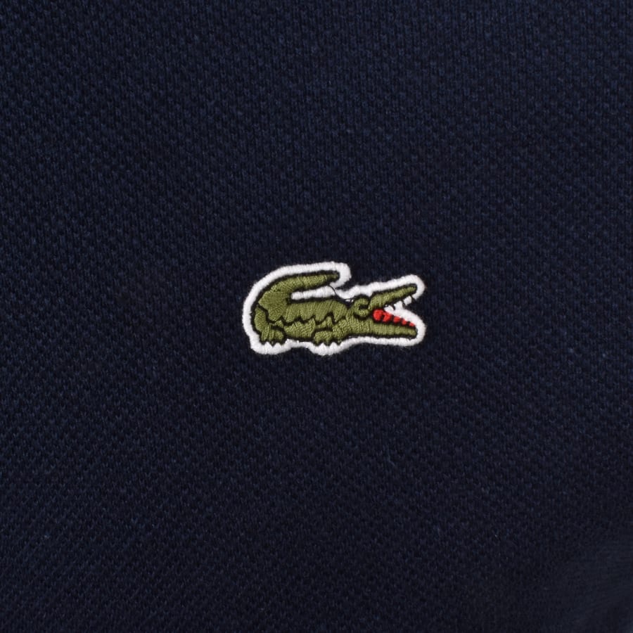 Image number 3 for Lacoste Crew Neck T Shirt Navy