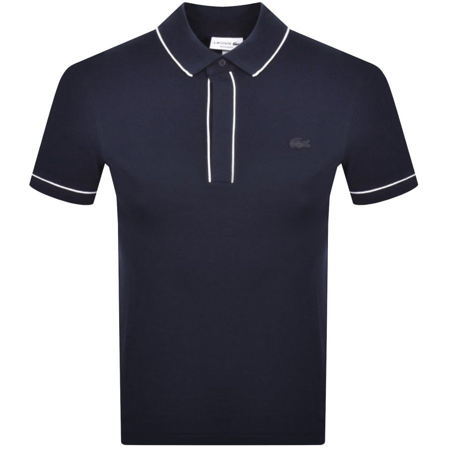 Image number 1 for Lacoste Short Sleeved Polo T Shirt Navy