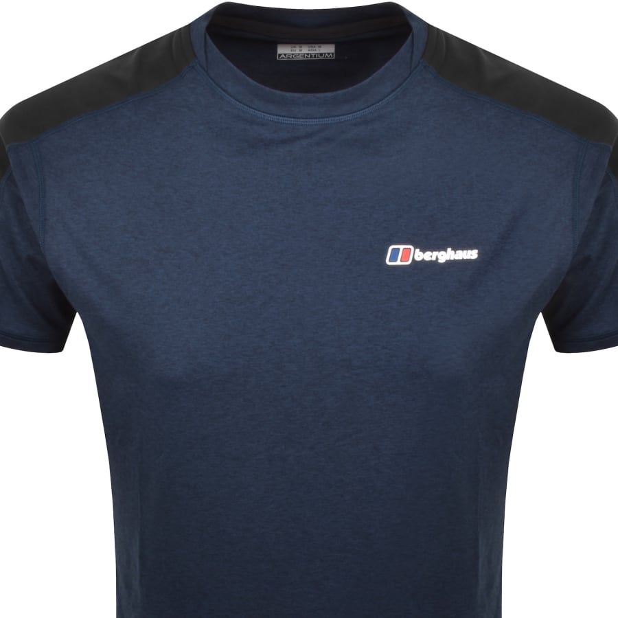 Image number 2 for Berghaus Farndale Tech T Shirt Dark Blue