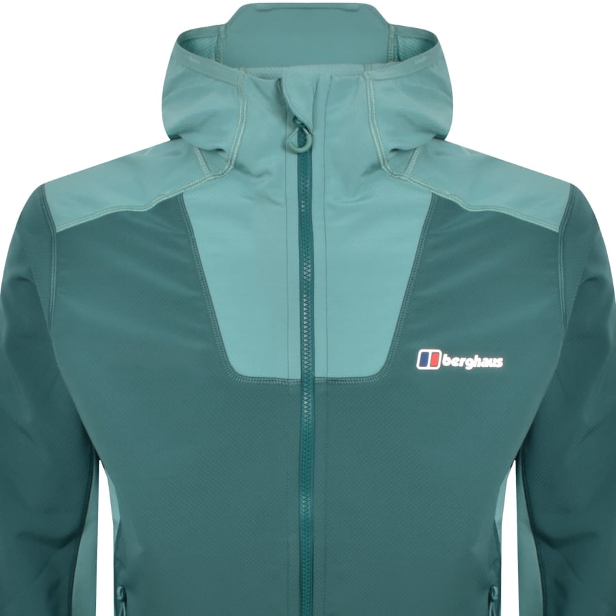 Image number 2 for Berghaus Greenbank Hooded Jacket Light Blue