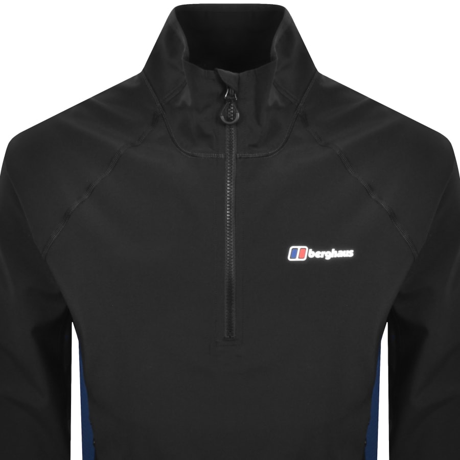 Image number 2 for Berghaus Wavertree Half Zip Jacket Black