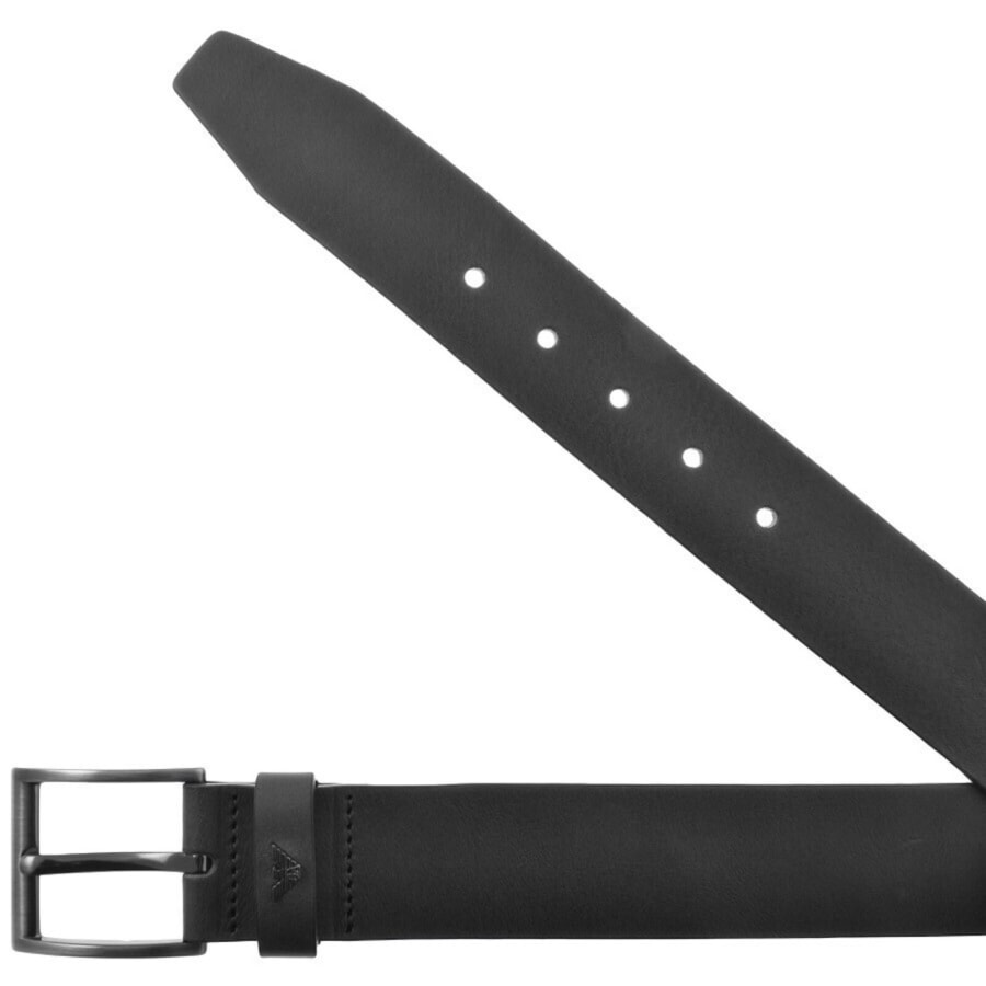 Image number 2 for Emporio Armani Leather Belt Black