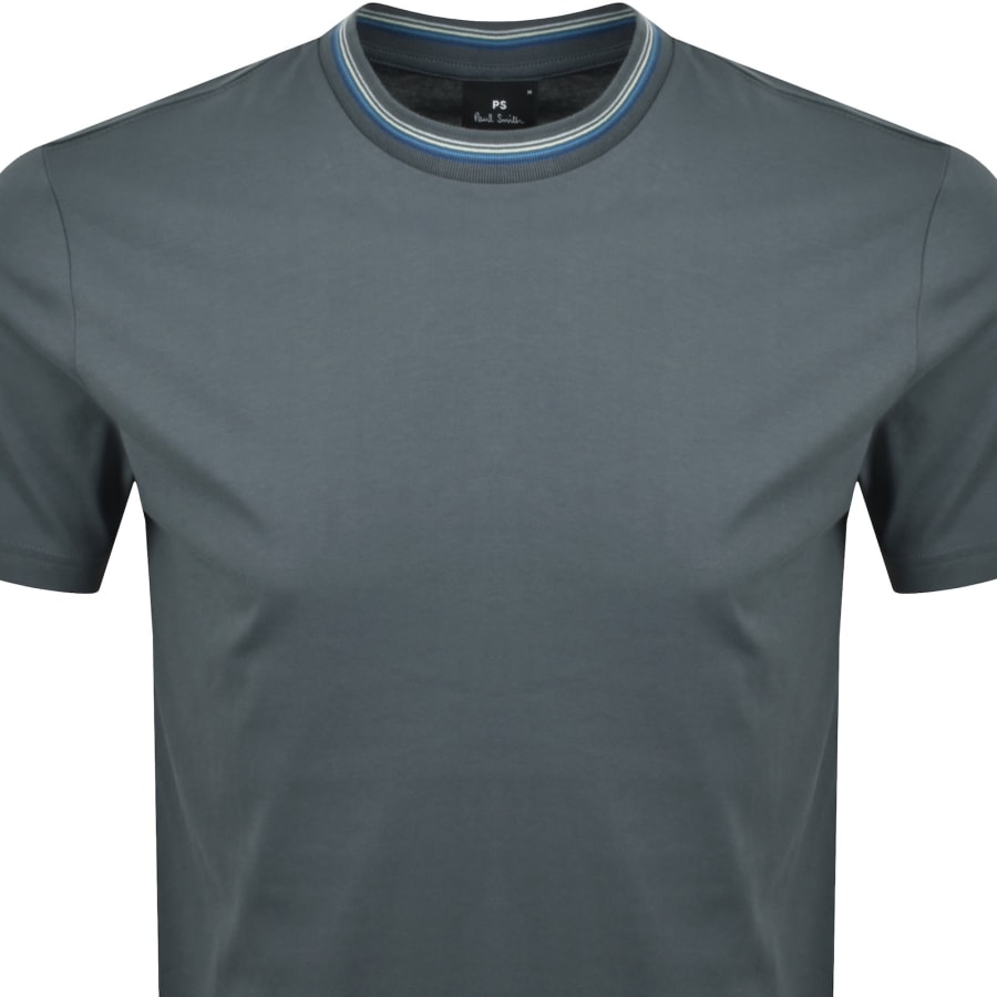 Image number 2 for Paul Smith Crew Neck T Shirt Grey
